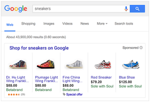 Sponsored Product Ads on Google Shopping