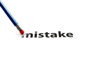 erase mistake